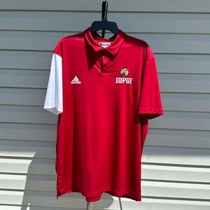 Brand new IUPUI jaguar Adidas polo size 2XL